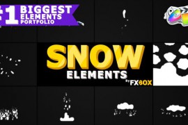 Cartoon Snow Elements | FCPX 23786014