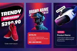 Free Download:Vertical Product Promo Animations for Social Media Stories 59030192