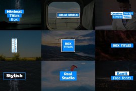 Box Titles | FCPX & Apple Motion 46107323