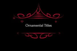 Ornamental Titles // Final Cut Pro 45955481