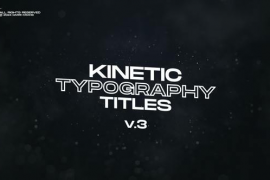 Kinetic Typography Titles (V.3) / MOGRT 50353874