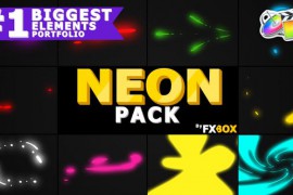 Neon Shape Elements | FCPX 25509610