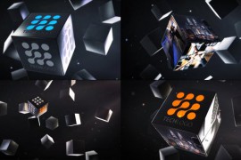 Abstract Business Cubes Logo Reveals 23389823