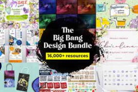 inkydeals The Big Bang Design Bundle (16000+ iTems)