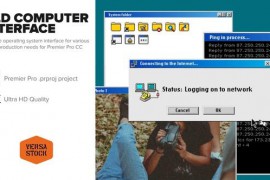 Old Computer Dial Up Interface 4K 52201785