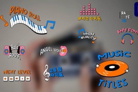 Colorful Music Titles for Premiere Pro 51857090
