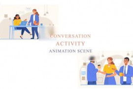 Business Plan Conversation Animation Scene 43419274