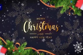 Merry Christmas Text Reveal 2024 MOGRT 48798415