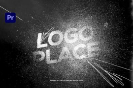 Grunge Logo Scribble Brush 44541428