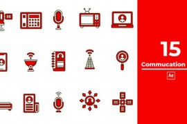 Communication Icon After Effect 47499249