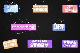 Funny Geometry Lower Thirds for After Effects 52292647