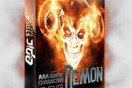 Epic Stock Media AAA Game Character Demon WAV-DISCOVER