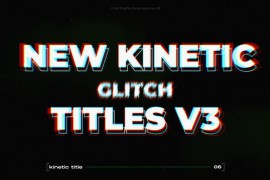 Kinetic Glitch Titles v3 / AE 48057717
