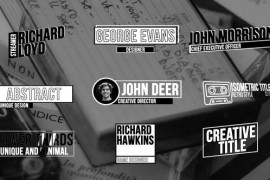 Retro Lower Thirds | PP 42573059