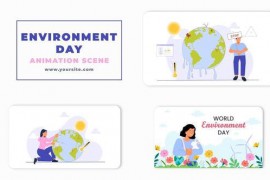 World Environment Day Animation Scene 47349114