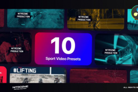 Sport Typography Vol. 01 for DaVinci Resolve 45342164