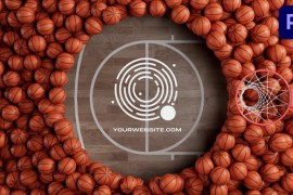 Basketball Court Logo Reveal 45886194