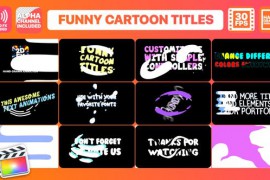 Funny Cartoon Titles | FCPX 24280143
