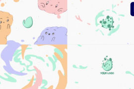 Clouds Characters Logo for Premiere Pro 48726051