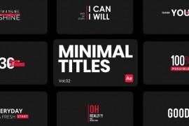 Minimal Titles 02 for After Effects 44559060