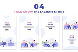 Creative Talk Show Premium Vector Instagram Story 47453891