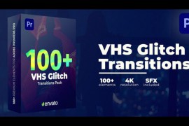 VHS Glitch Transitions 44044176