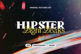 Hipster Light Leaks Textures Pack