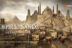 Superhive – Empire Of The Sands – Desert Structures Kitbash Greeble Assets