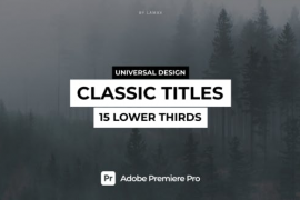 Classic Titles | Lower Third | PP 39589580