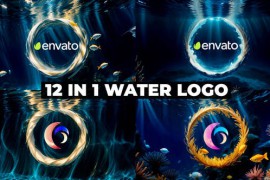 Underwater Abstract Logo Reveal 52556056