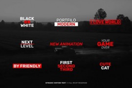 Dynamic Motion Text | FCPX 52374410