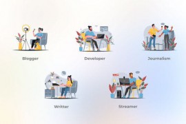 Creative Works - Muted Colors Flat Concepts 44477021