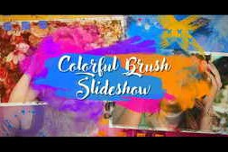 Free Download:Colorful Brush Slideshow 23601100