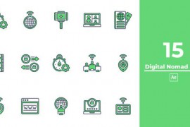 Digital Nomad Icon After Effects 49496471