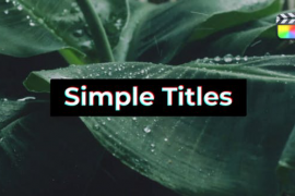 Minimal Clean Titles \ FCPX 50086283