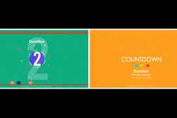 Free Download:Countdown Animation - Colorful Timer & Number Intro 59846099