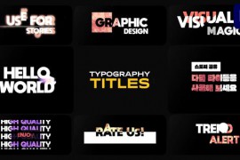 Typography Titles for Premiere Pro 52531361