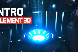 Intro Logo Futuristic City - Element 3D 21067895