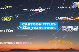 Cartoon Titles And Transitions | FCPX 31910902