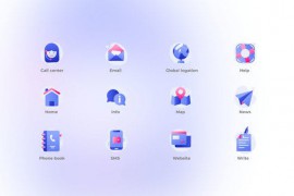 Contact Us - Gradient Icons 47727946