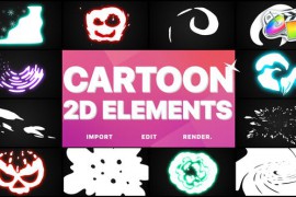 2D Cartoon Elements | FCPX 25418782
