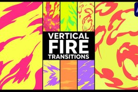Vertical Seamless Fire Transitions | After Effects 52785897