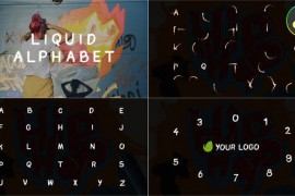 Liquid Alphabet for DaVinci Resolve 46700985