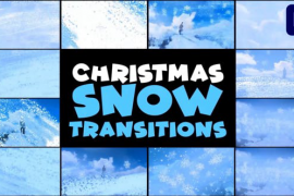 Christmas Snow Transitions | Premiere Pro MOGRT 49676791