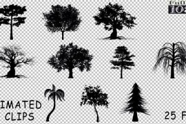 Silhouette Trees Pack 19659633