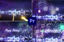 Fireworks/Celebrating Holiday New Year Logo 2 48437946