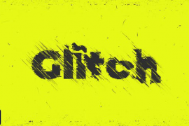 Flat Glitch Logo MOGRT 50175053