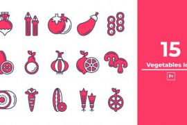 Vegetables Icon Premiere Pro 50436506