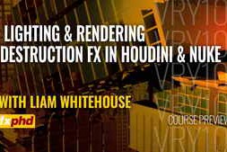 FXPHD – HOU280 Impact Based Fluid Effects in Houdini
