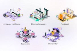 Feedback - Isometric Illustration 44678516